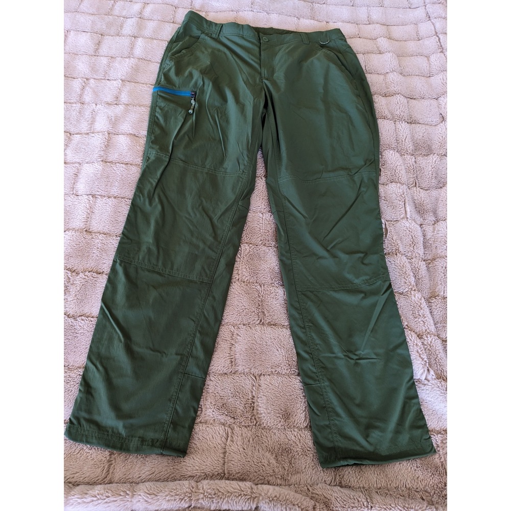 REI Co-op Sahara Hiking Pants Olive Green Women's Size 12 Straight Leg Cargo
